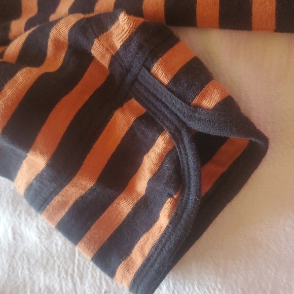 Hatley Breton Navy and Orange Striped Long Sleeve Sz. XL Top - Picture 7 of 11